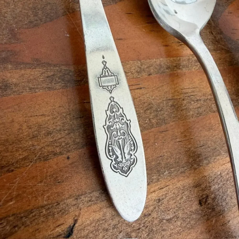 Oneida Community Silverplated Birds of Paradise 1923 Set of 11 Teaspoons
